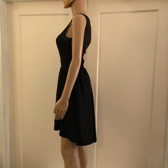 NWOT H&M High Low Black Cocktail Dress; Sz 2 - Picture 6 of 7